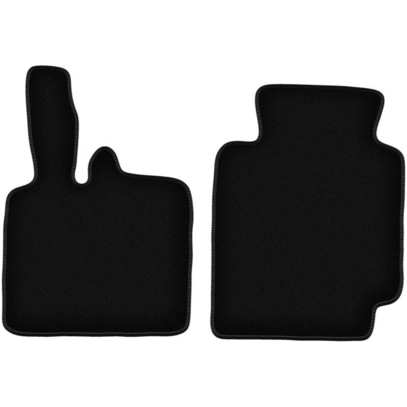 foto del prodotto tappetini basic in velluto nero per smart fortwo i con zampa 1998 2007 