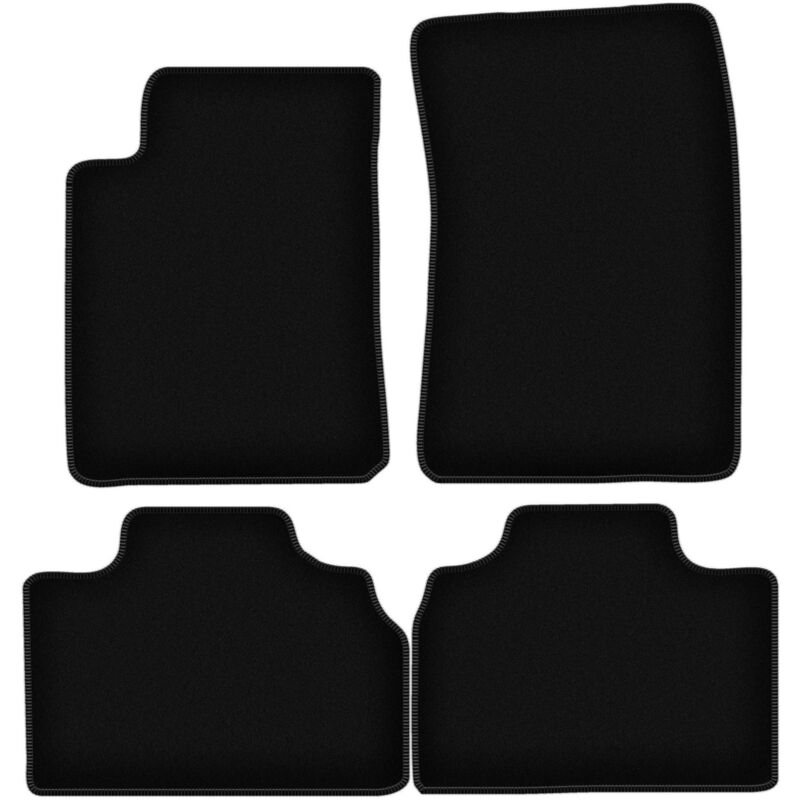 foto del prodotto tappetini basic in velluto nero per ssangyong kyron suv 2005 2014 