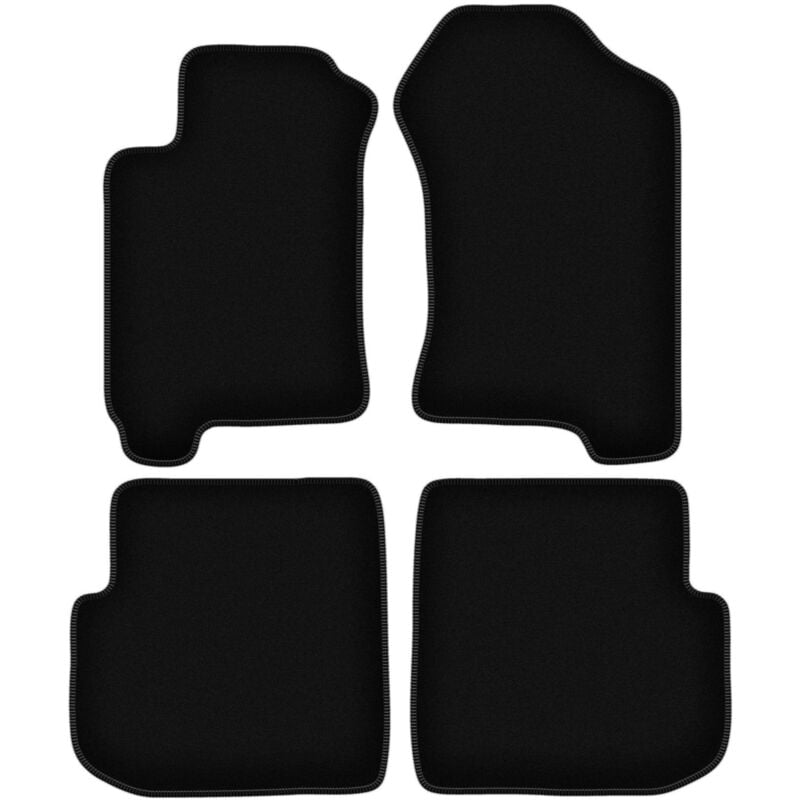 foto del prodotto tappetini basic in velluto nero per subaru forester i crossover 1997 2002 