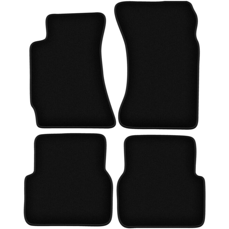 foto del prodotto tappetini basic in velluto nero per subaru forester ii suv 2002 2008 