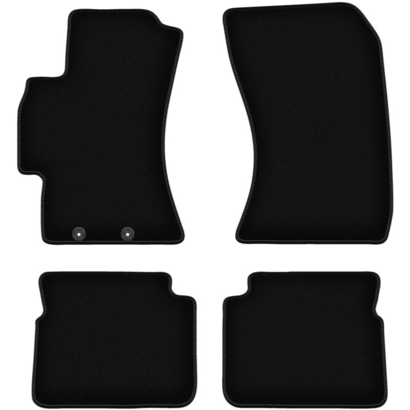 foto del prodotto tappetini basic in velluto nero per subaru forester iii suv 2008 2013 