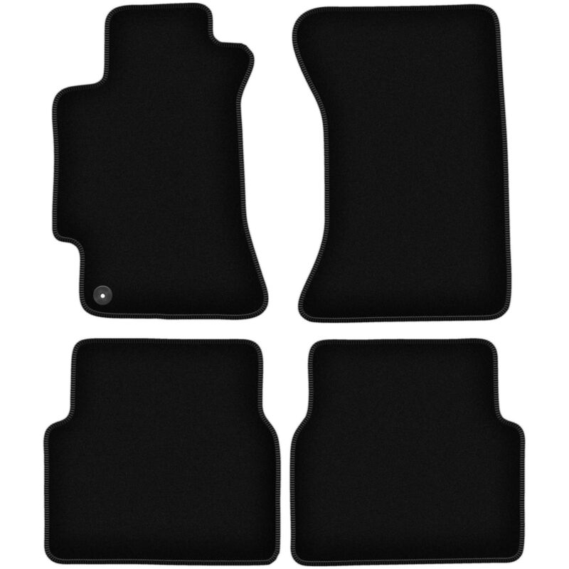 foto del prodotto tappetini basic in velluto nero per subaru impreza ii gd berlina, station wagon 2000 2007 