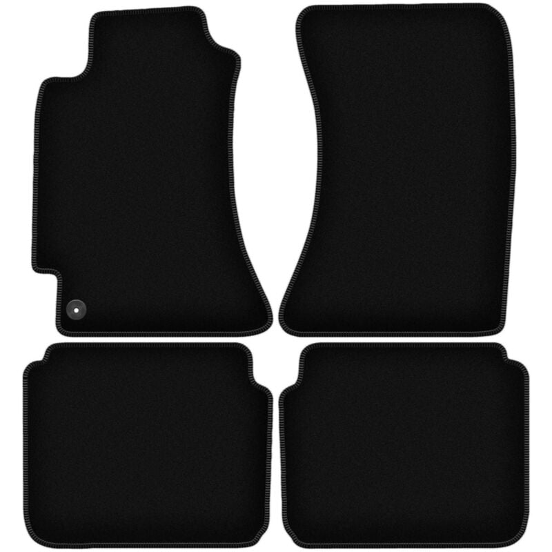 foto del prodotto tappetini basic in velluto nero per subaru legacy iii b4 station wagon, berlina 1998 2003 