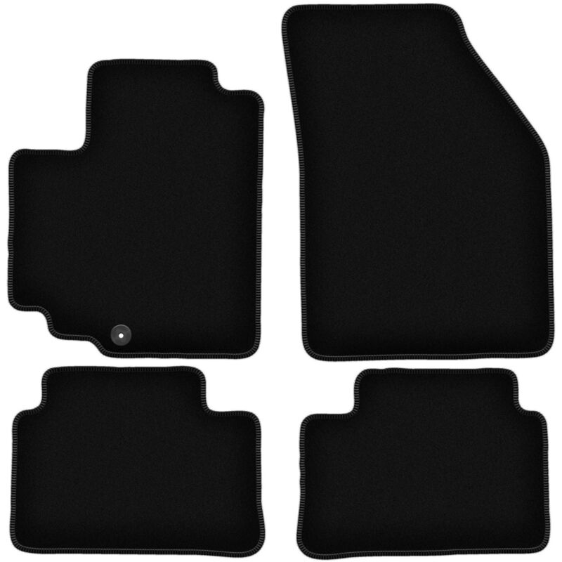 foto del prodotto tappetini basic in velluto nero per suzuki alto viii hatchback 2009 2015 