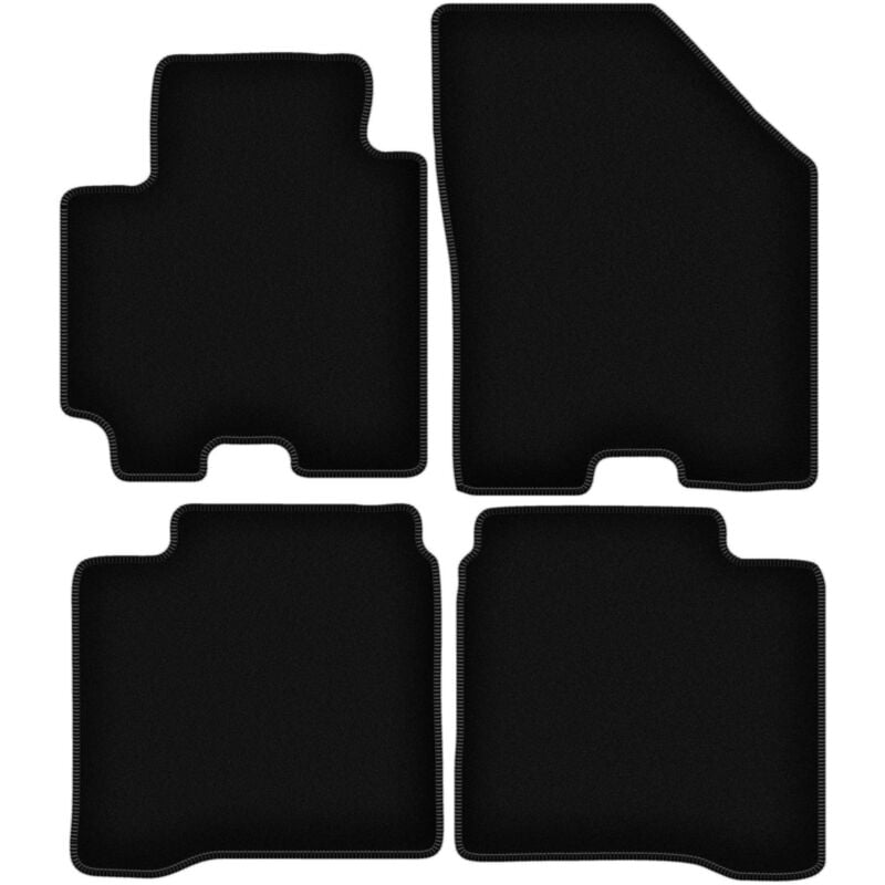 foto del prodotto tappetini basic in velluto nero per suzuki baleno ii hatchback 2015 