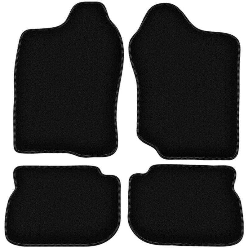 foto del prodotto tappetini basic in velluto nero per suzuki jimny suv 1998 2007 