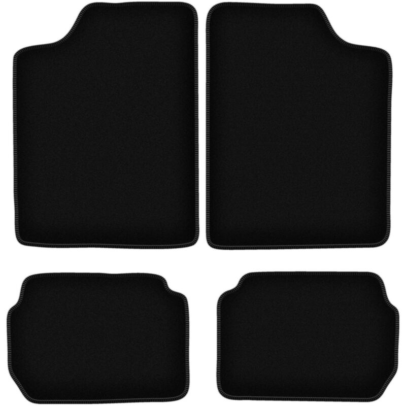 foto del prodotto tappetini basic in velluto nero per suzuki swift ii hatchback, berlina 1988 2004 