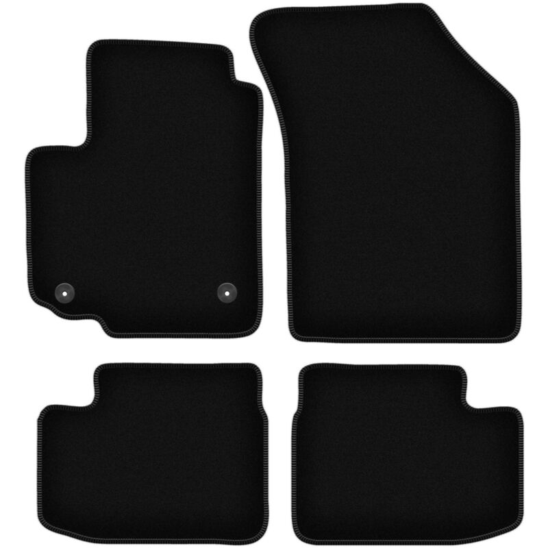 foto del prodotto tappetini basic in velluto nero per suzuki swift iv hatchback 2005 2010 