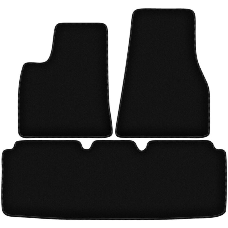 foto del prodotto tappetini basic in velluto nero per tesla model s ii berlina 2016 