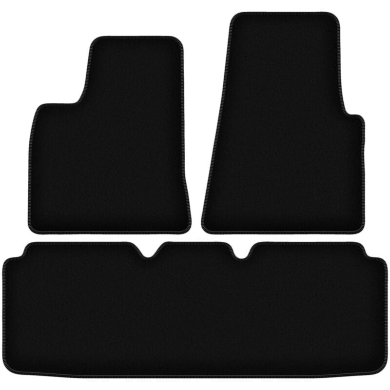 foto del prodotto tappetini basic in velluto nero per tesla si berlina 2012 2016 