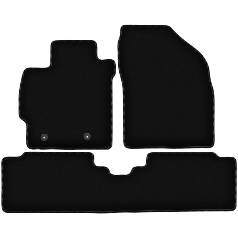 foto del prodotto tappetini basic in velluto nero per toyota auris i hatchback 2006 2013 