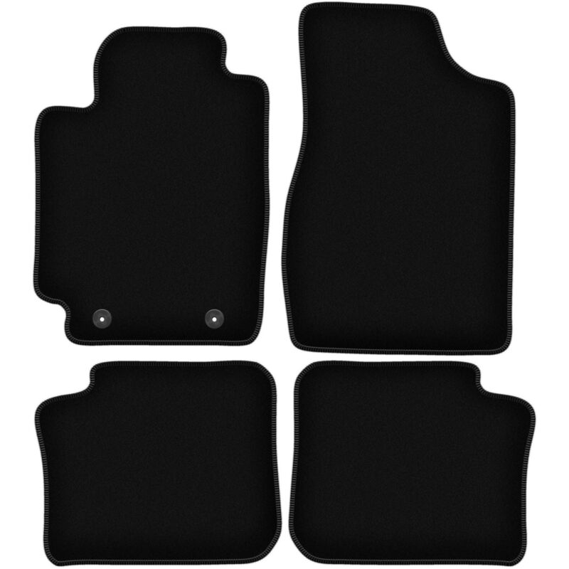 foto del prodotto tappetini basic in velluto nero per toyota camry vi berlina 2001 2006 