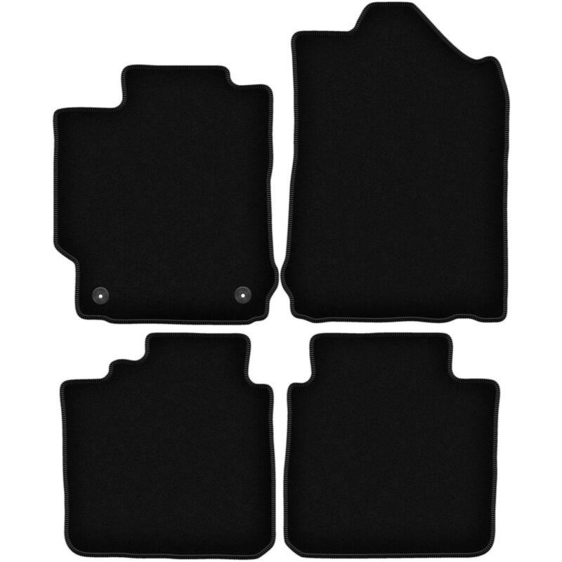 foto del prodotto tappetini basic in velluto nero per toyota camry viii xv50 berlina 2011 2018 