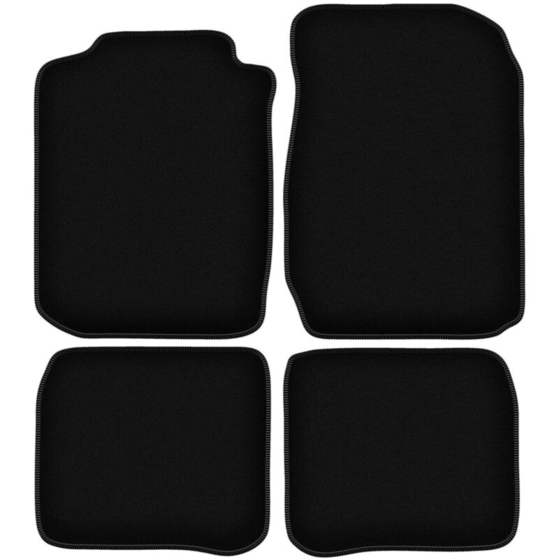 foto del prodotto tappetini basic in velluto nero per toyota corolla e11 hatchback 1997 2001 