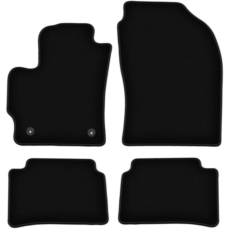 foto del prodotto tappetini basic in velluto nero per toyota corolla e21 hatchback 2019 