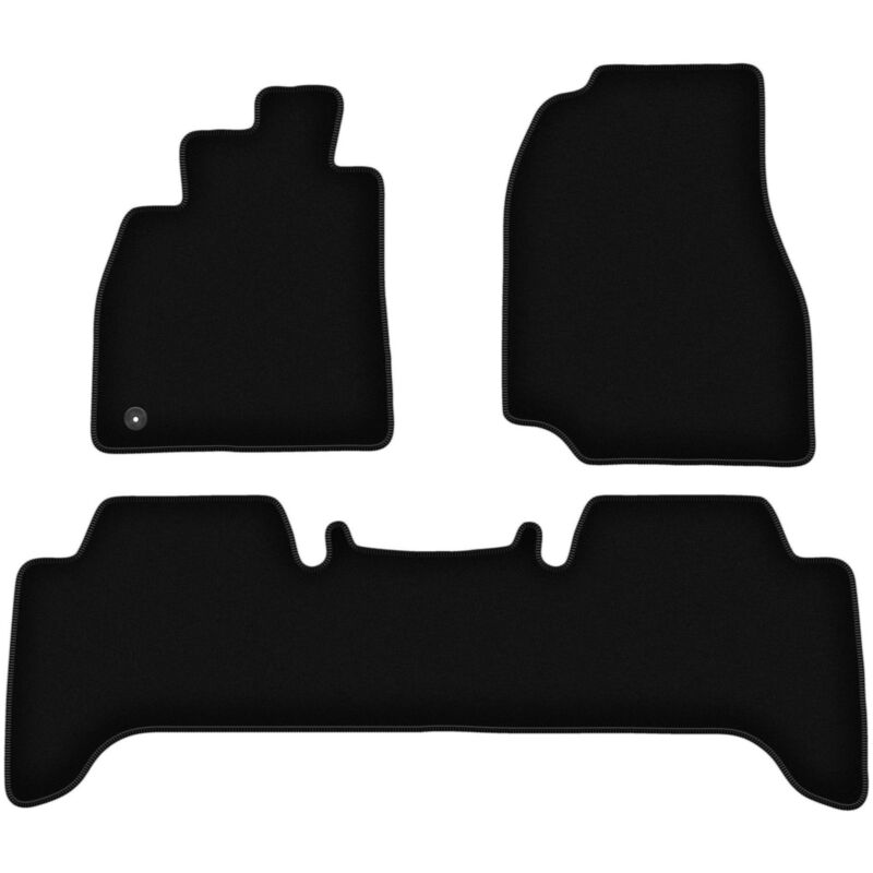 foto del prodotto tappetini basic in velluto nero per toyota land cruiser j100 fuoristrada 1998 2007 
