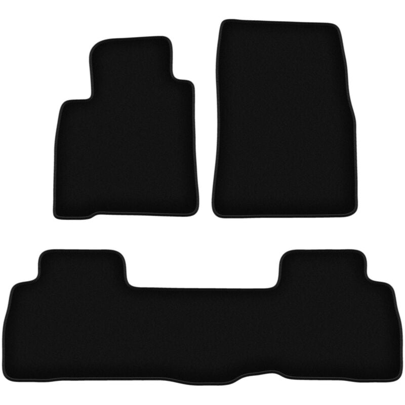 foto del prodotto tappetini basic in velluto nero per toyota land cruiser j200 fl fuoristrada 2015 