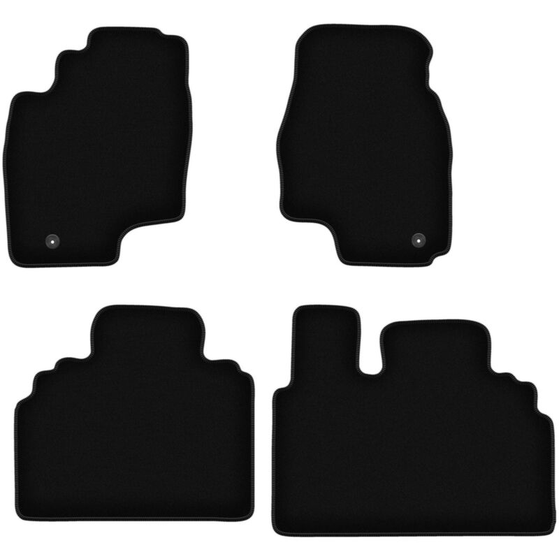 foto del prodotto tappetini basic in velluto nero per toyota previa ii minivan 2000 2005 