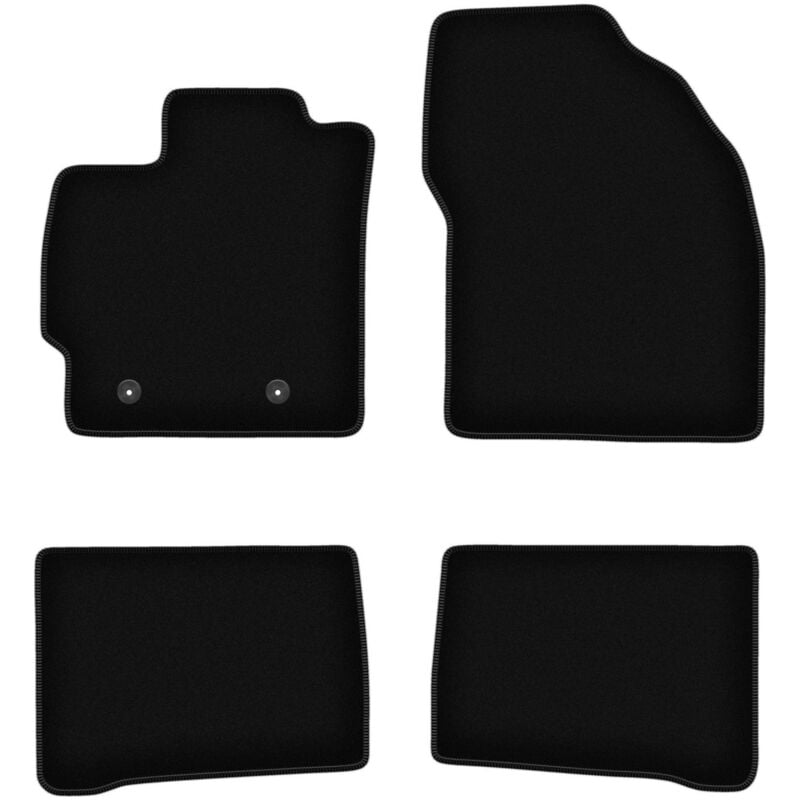 foto del prodotto tappetini basic in velluto nero per toyota prius iii hatchback 2009-2011