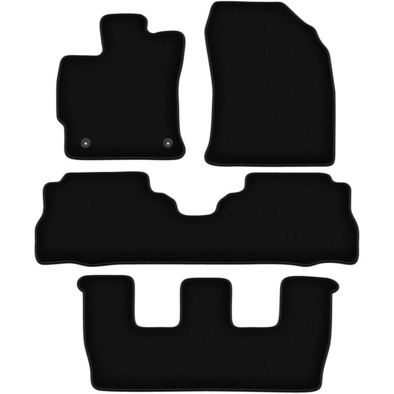foto del prodotto tappetini basic in velluto nero per toyota prius iii plus 7 persone 2011 