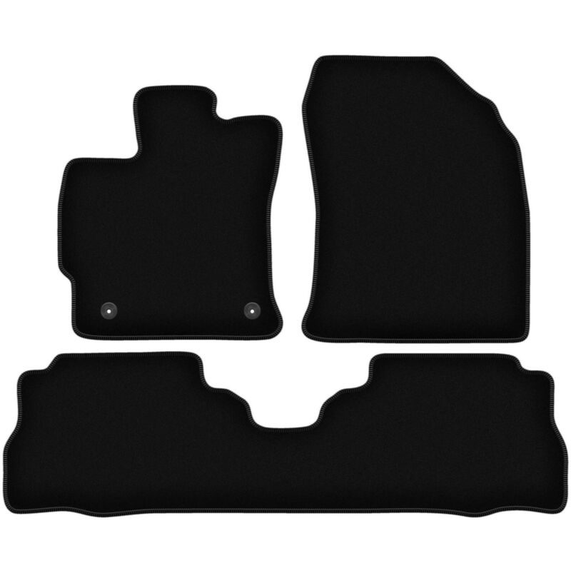foto del prodotto tappetini basic in velluto nero per toyota prius iii plus hatchback 2011 2015 
