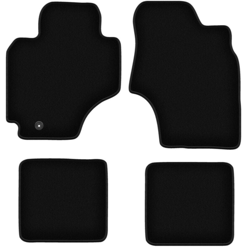foto del prodotto tappetini basic in velluto nero per toyota rav4 ii 3 porte pre facelift 2000 2003 