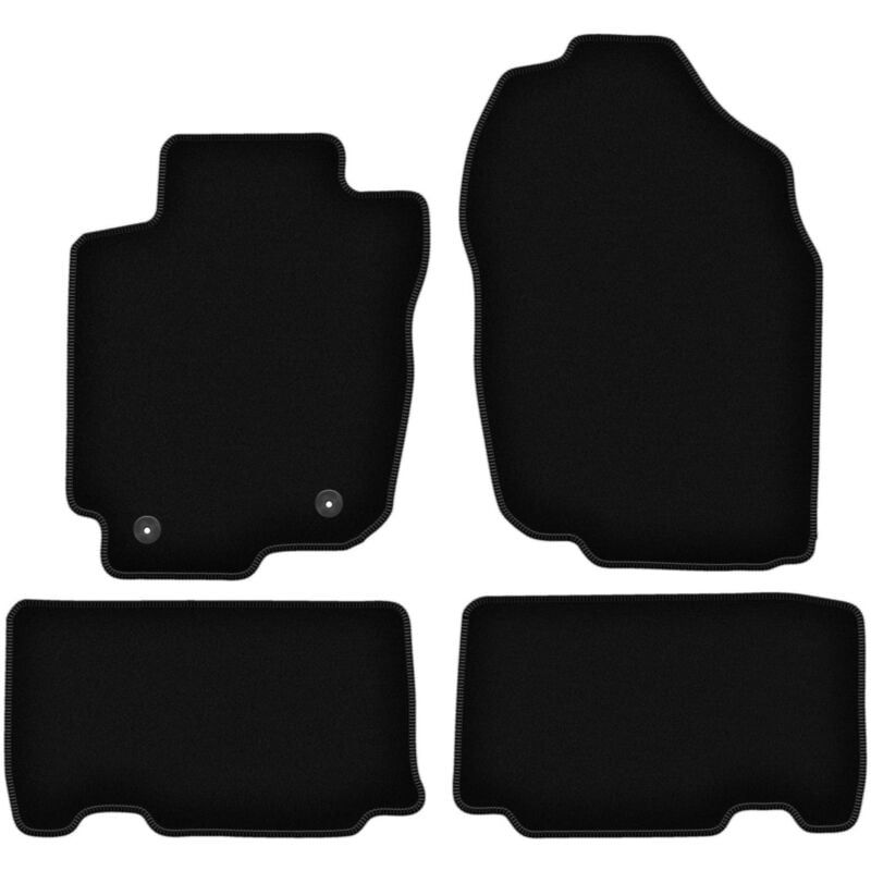 foto del prodotto tappetini basic in velluto nero per toyota rav4 iv hybrid 2013 2019 
