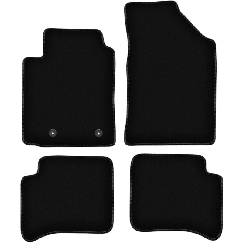 foto del prodotto tappetini basic in velluto nero per toyota yaris i 5 porte 1999 2005 