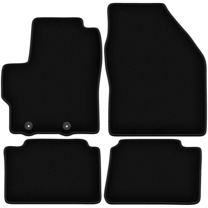 foto del prodotto tappetini basic in velluto nero per toyota yaris iv hatchback 2020 