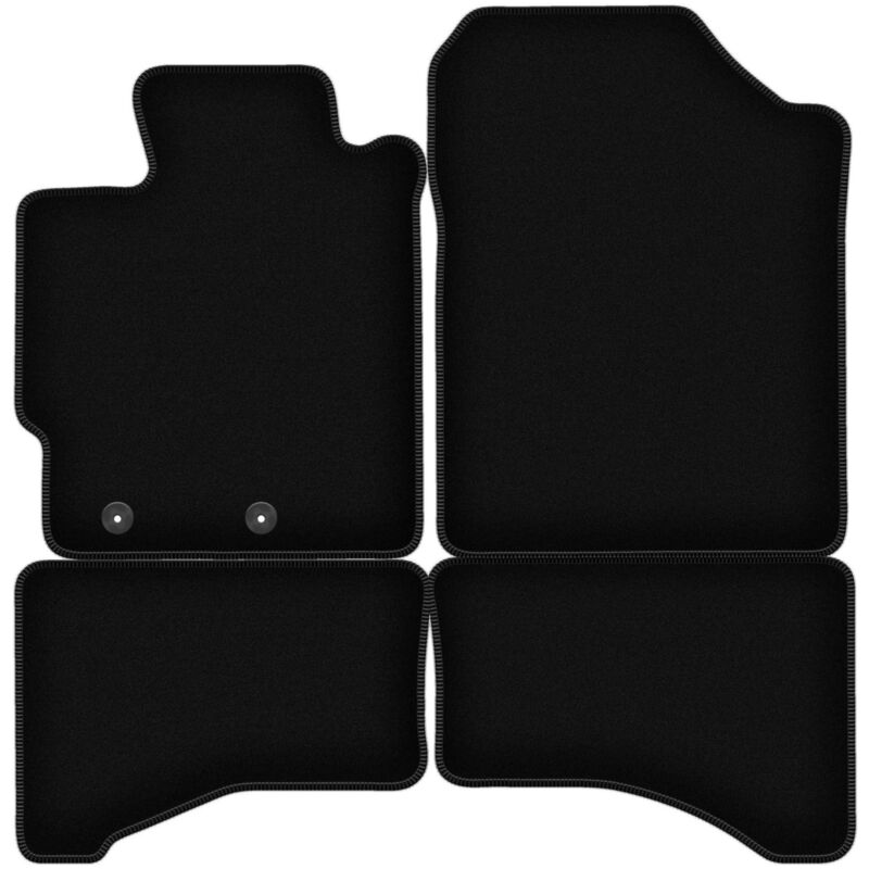 foto del prodotto tappetini basic in velluto nero per toyota yaris iv hybrid hatchback 2020 