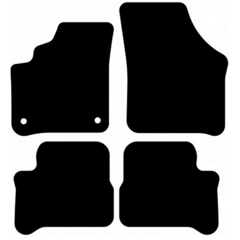 foto del prodotto tappetini basic in velluto nero per volkswagen e up berlina 2019 