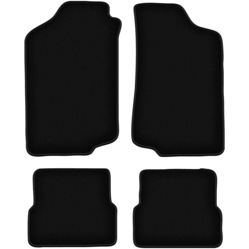 foto del prodotto tappetini basic in velluto nero per volkswagen golf ii hatchback 1983 1992 