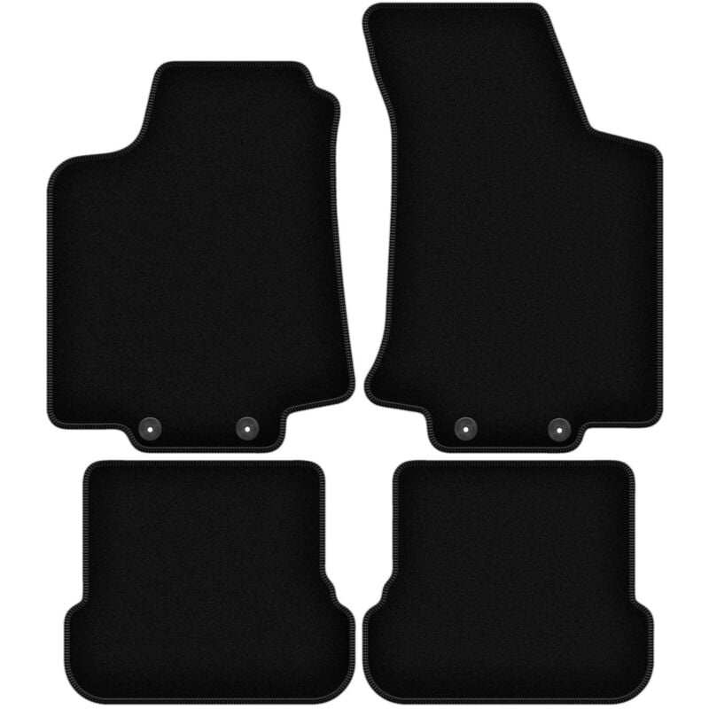 foto del prodotto tappetini basic in velluto nero per volkswagen golf iv cabrio 1998 2002 