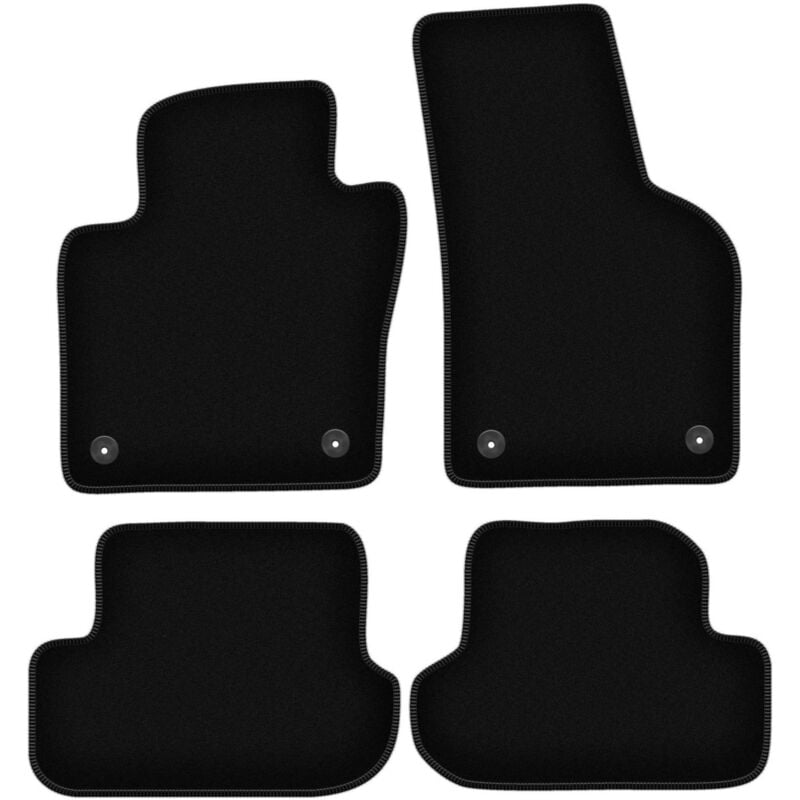 foto del prodotto tappetini basic in velluto nero per volkswagen maggiolino cabrio, coup 2012 2019 