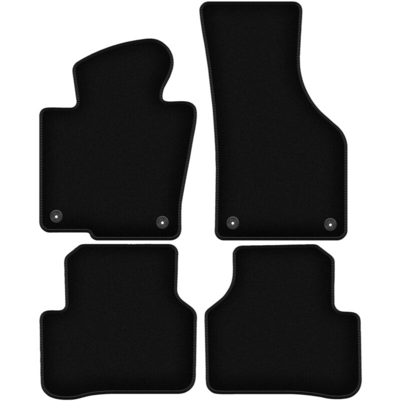 foto del prodotto tappetini basic in velluto nero per volkswagen passat b6 berlina, station wagon, variant 2005 2010 