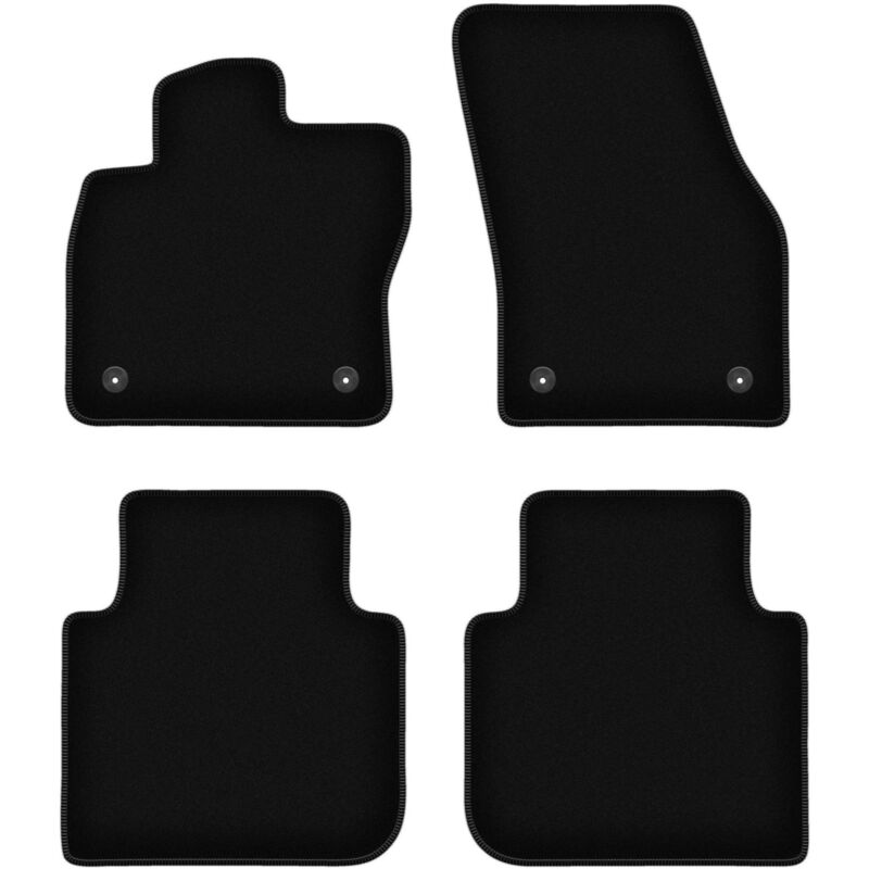 foto del prodotto tappetini basic in velluto nero per volkswagen tiguan allspace crossover 2017 