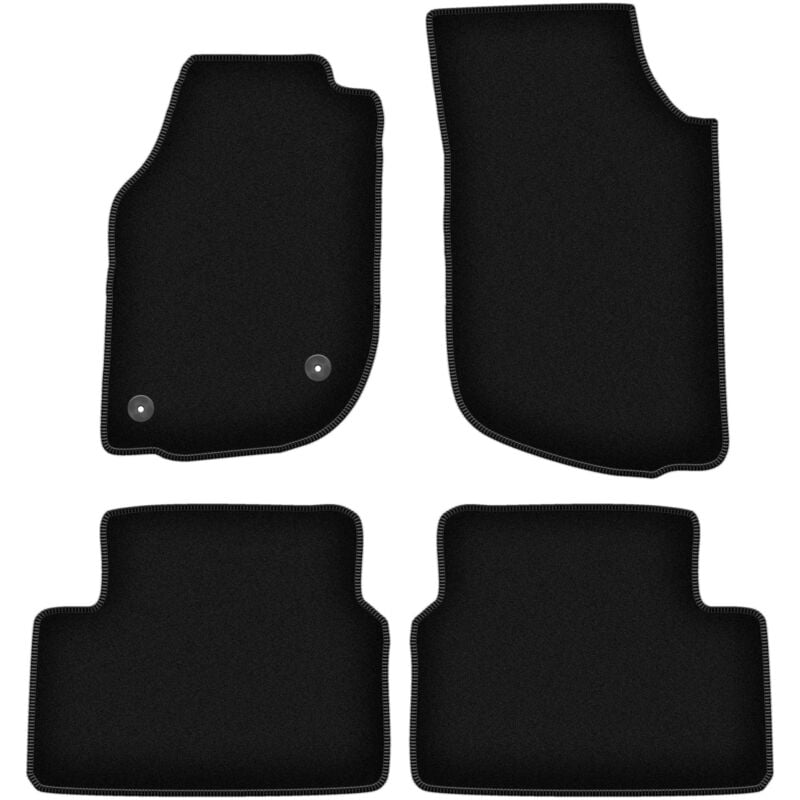 foto del prodotto tappetini basic in velluto nero per volvo 940 960 fl berlina 1990 1998 