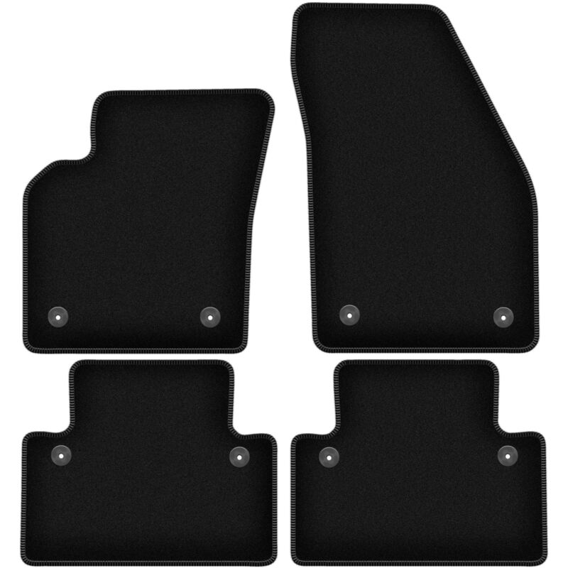 foto del prodotto tappetini basic in velluto nero per volvo c30 hatchback 2006 2012 