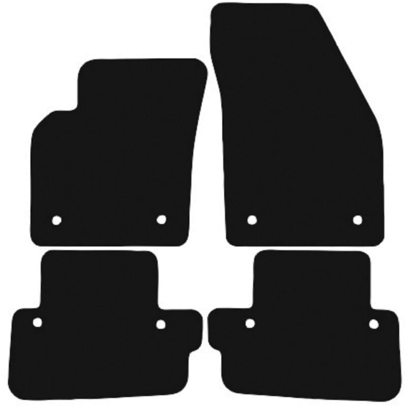foto del prodotto tappetini basic in velluto nero per volvo c70 ii coup 2005 2013 