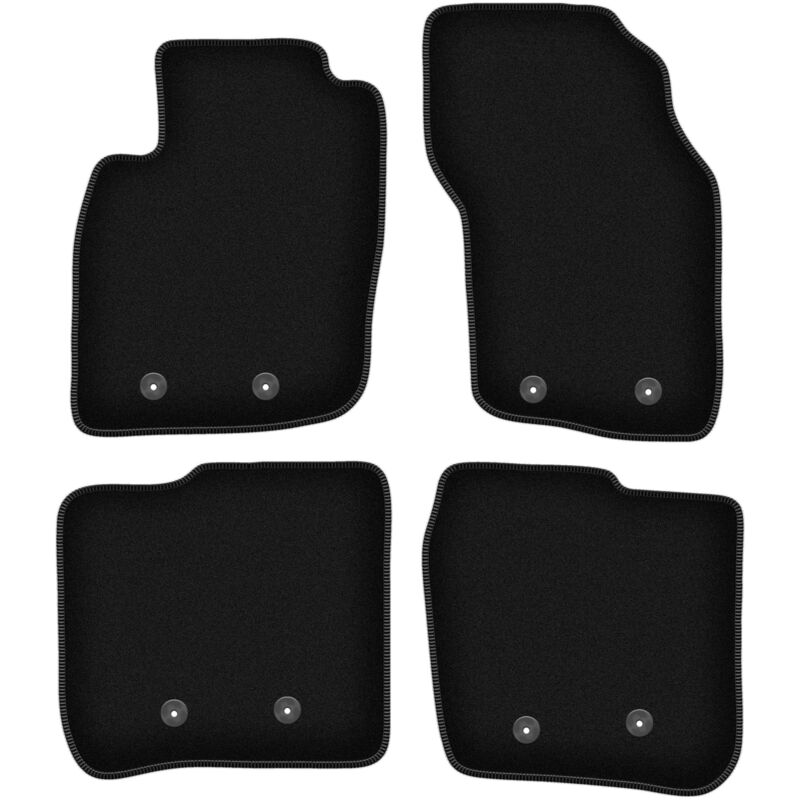 foto del prodotto tappetini basic in velluto nero per volvo v40 i station wagon 1995 2004 