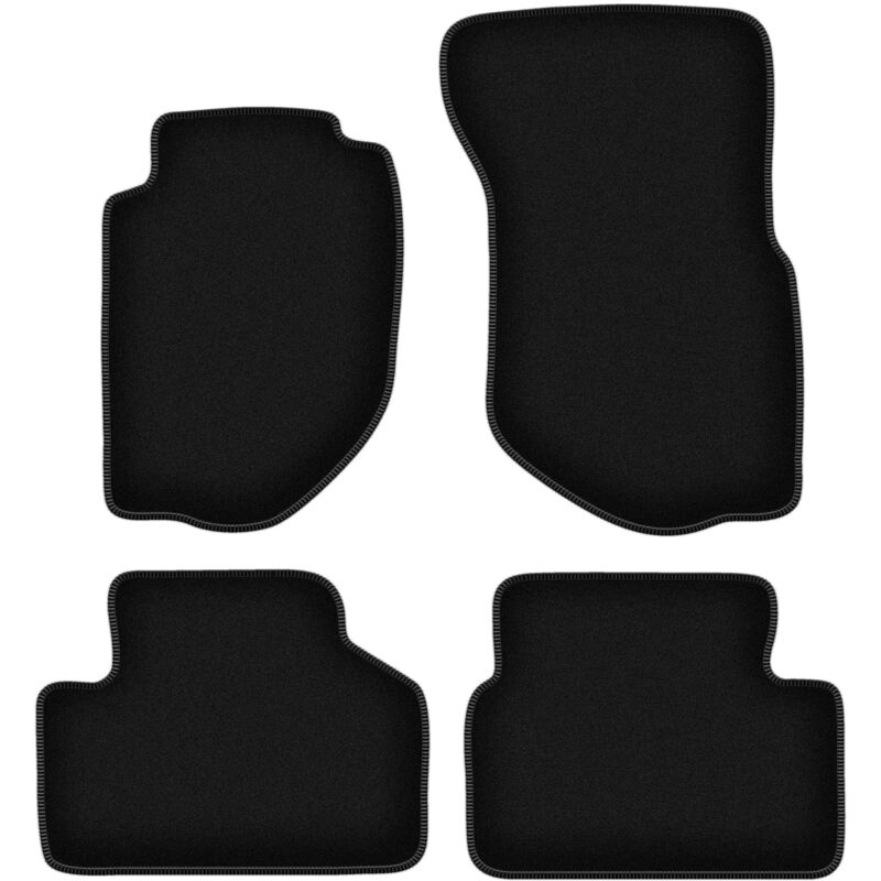 foto del prodotto tappetini basic in velluto nero per volvo v90 i station wagon 1997 1998 