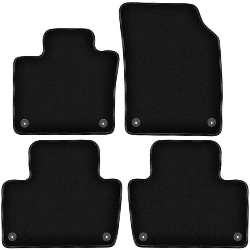 foto del prodotto tappetini basic in velluto nero per volvo xc90 ii suv 2015 
