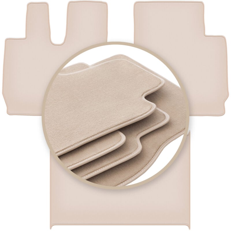 foto del prodotto tappetini beige premium per: camion iveco stralis 2013-2019