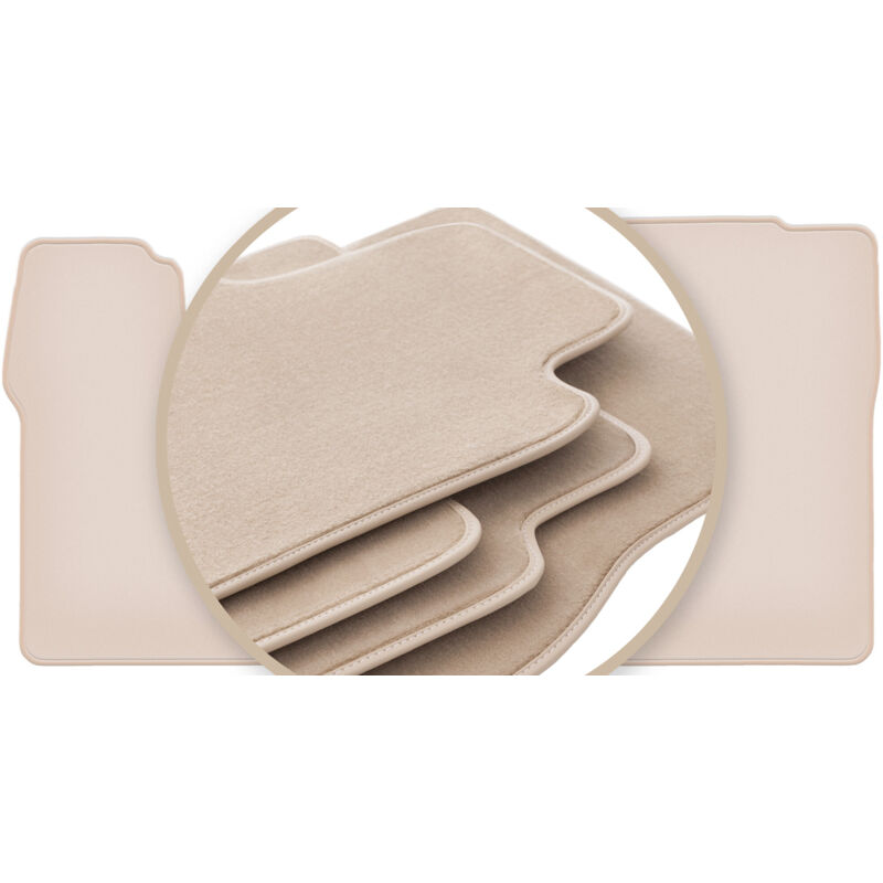 foto del prodotto tappetini beige premium per camion man tga 2000 2007