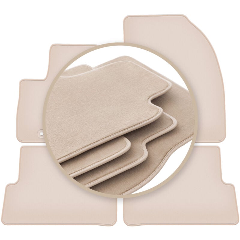 foto del prodotto tappetini beige premium per ford c max mk1 minivan 2003 2010