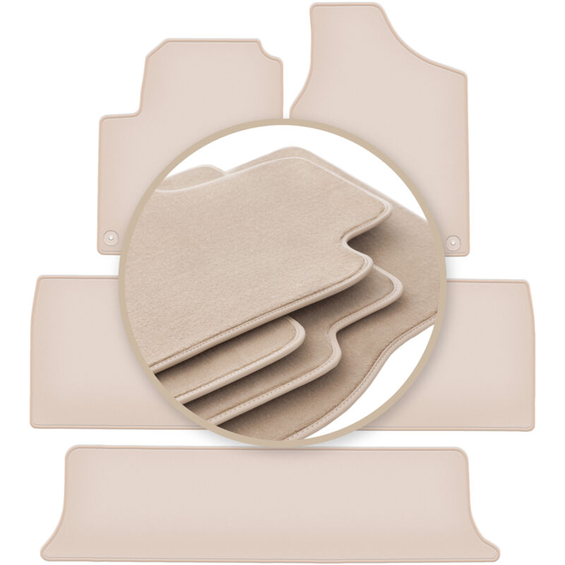 foto del prodotto tappetini beige premium per ford galaxy mk1 minivan 1995 2006