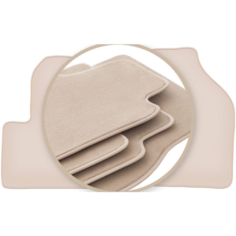 foto del prodotto tappetini beige premium per ford transit connect kombivan 2003 2012