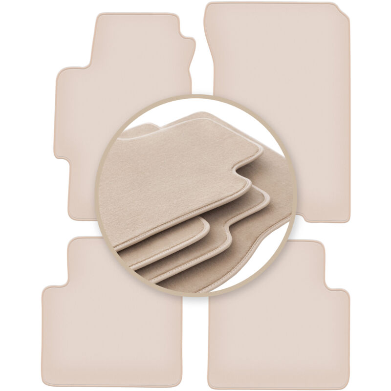 foto del prodotto tappetini beige premium per honda accord vi station wagon, berlina, type r 1997 2002