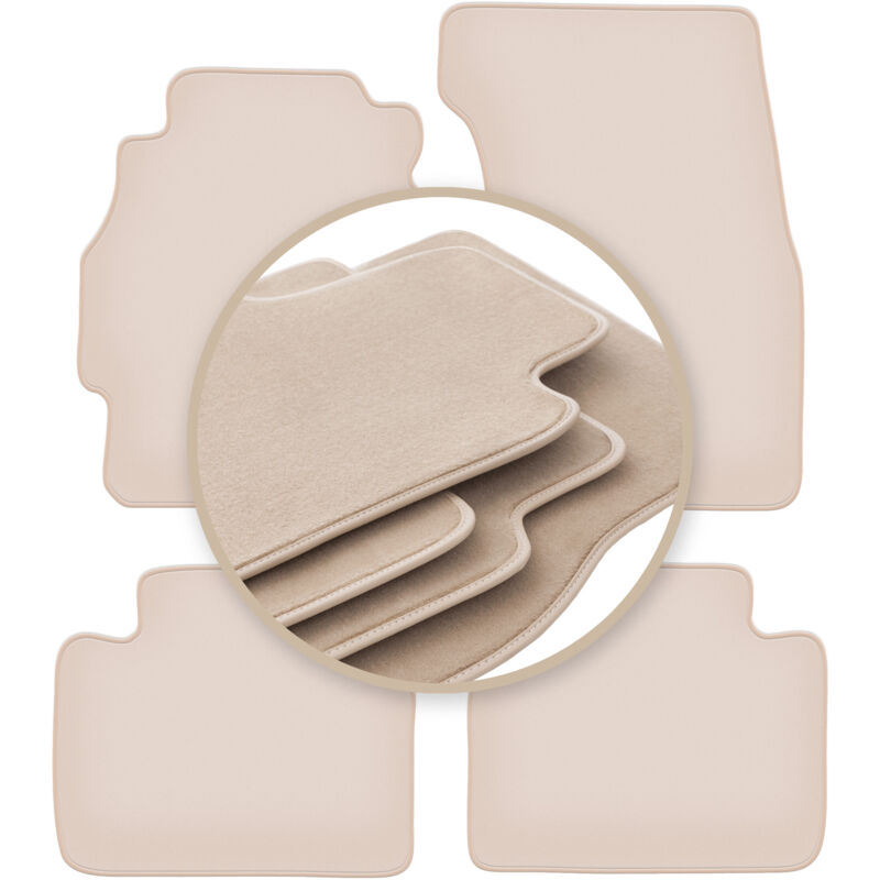 foto del prodotto tappetini beige premium per honda civic vi hatchback 3 porte 1995 2001