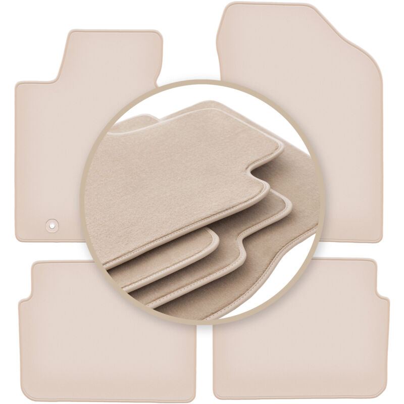 foto del prodotto tappetini beige premium per hyundai i30 ii hatchback, station wagon, wagon 2011 2017